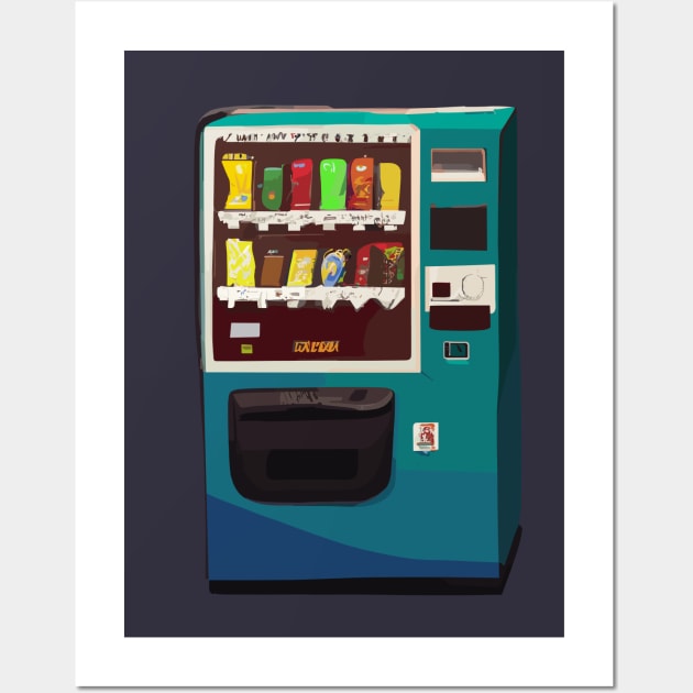 Modern Snack Machine Wall Art by maxcode